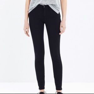 Madewell Black Skinny Skinny Ankle Jeans 25